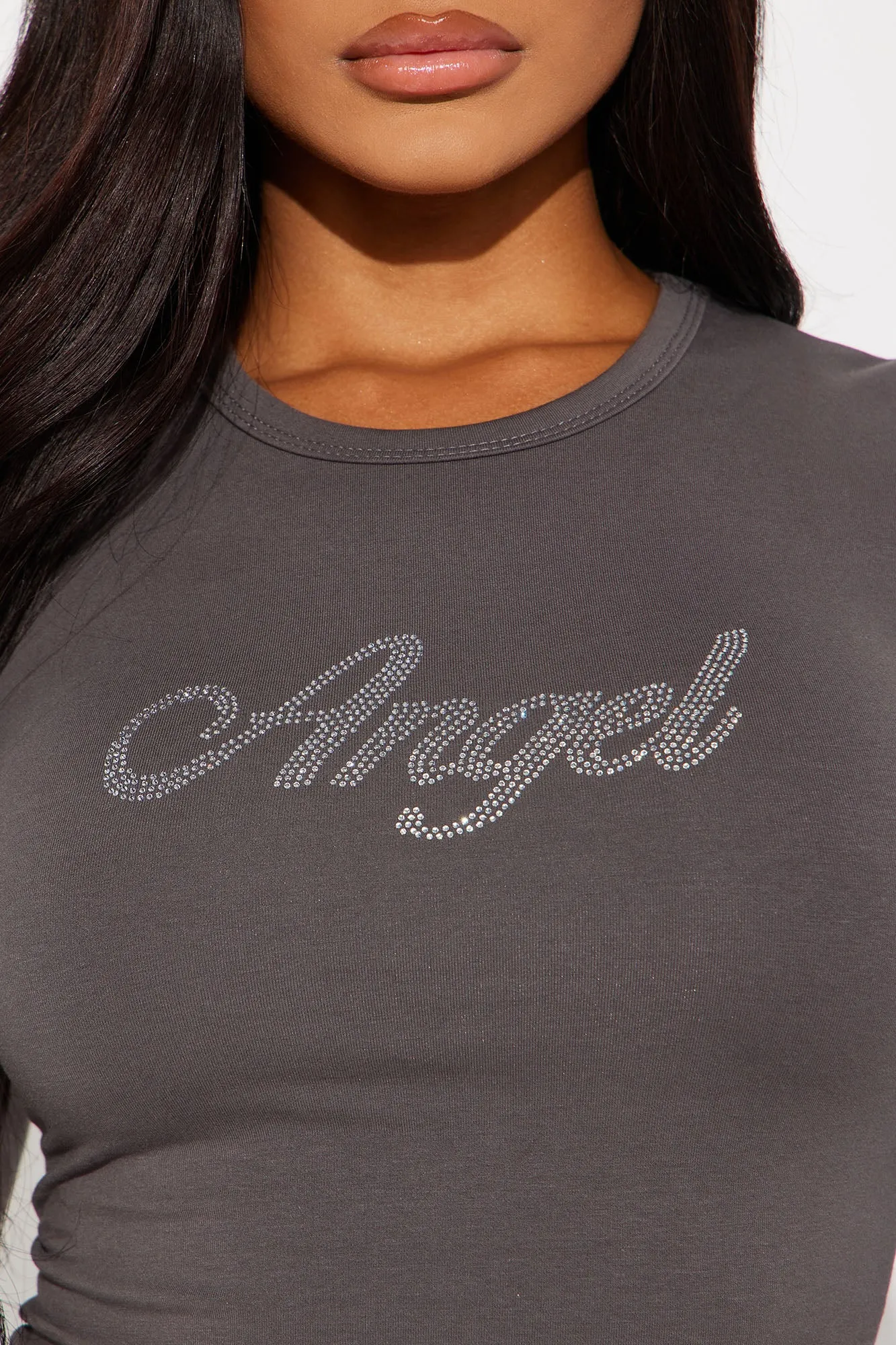 Angel Baby Pant Set - Charcoal