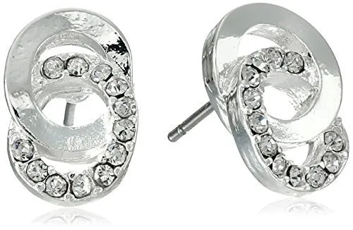 Aretes Con Detalles de Cristales de Anne Klein