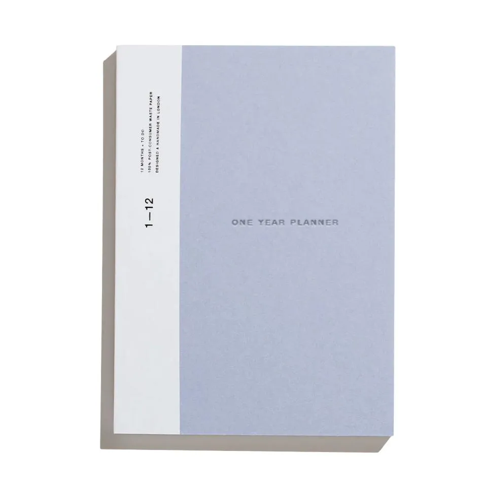 Before Breakfast – One Year Planner Lilac Grey (Monthly   To Do) – Planificador Mensual A5 (19,6 x 14,1 cm)