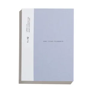 Before Breakfast – One Year Planner Lilac Grey (Monthly   To Do) – Planificador Mensual A5 (19,6 x 14,1 cm)