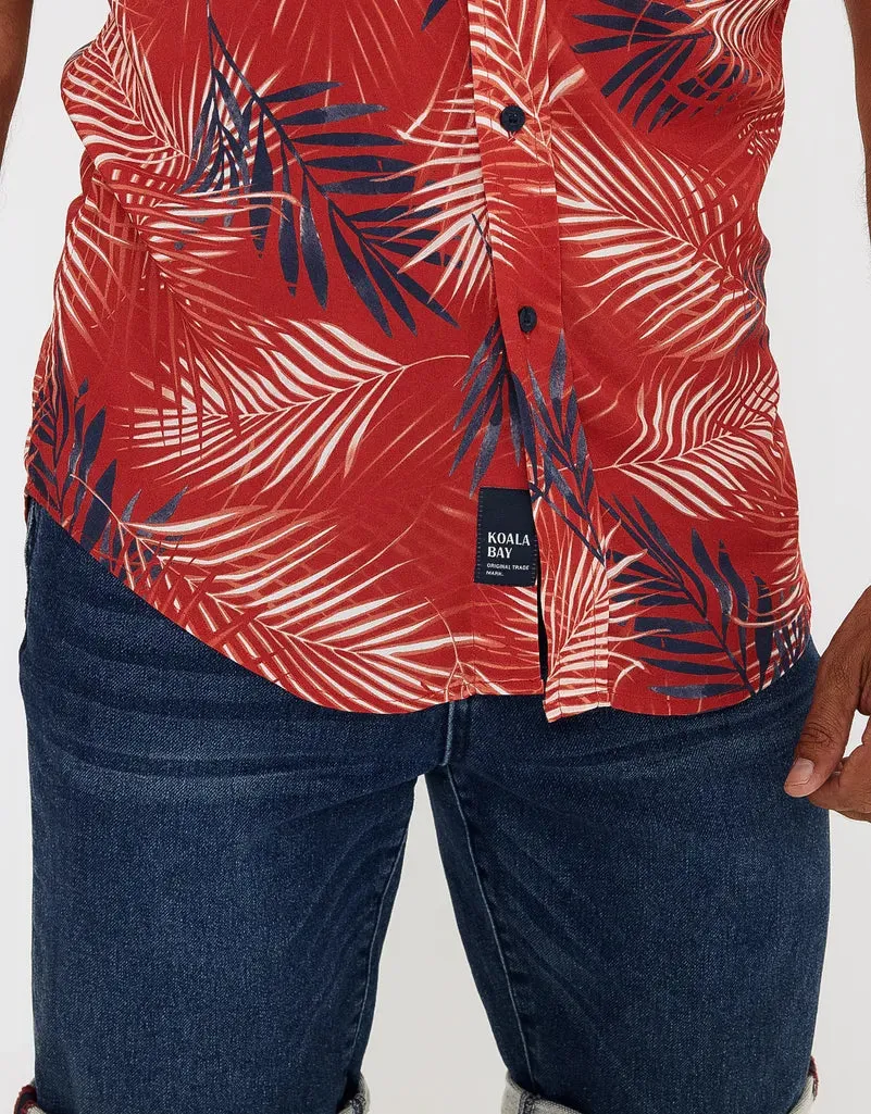 Camisa Manga Corta Tropical - Levin