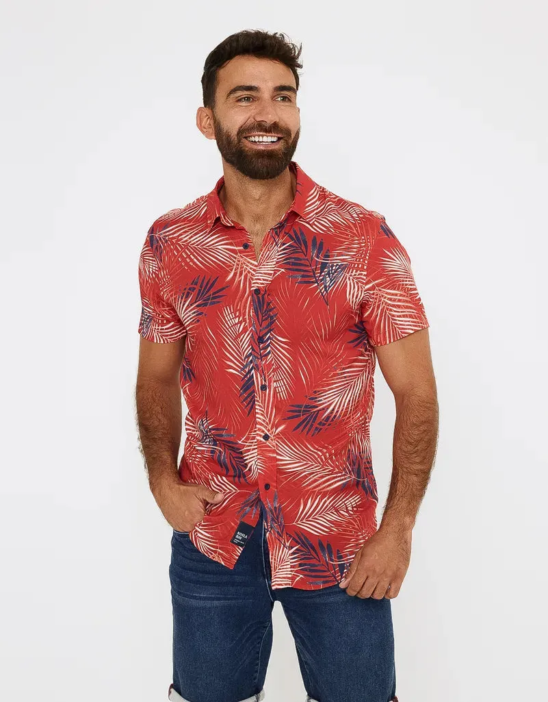 Camisa Manga Corta Tropical - Levin