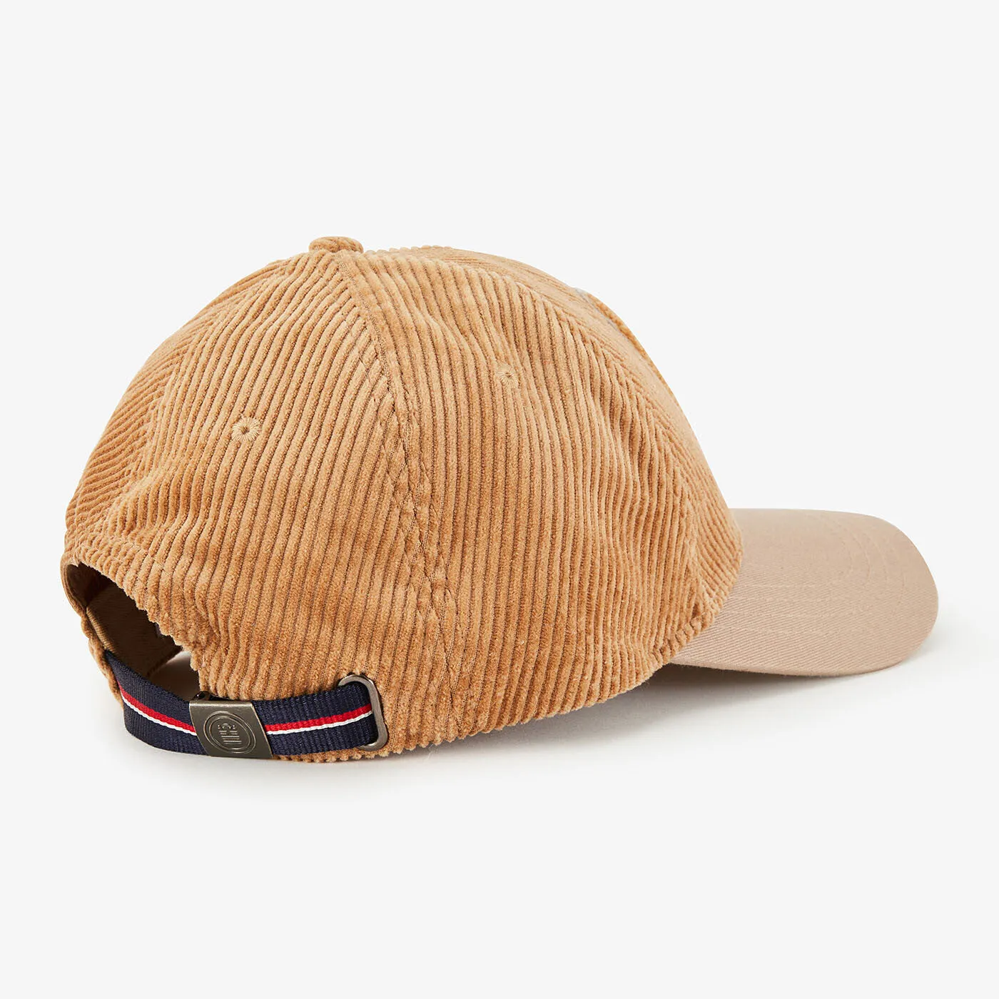 Casquette baseball unie velours beige
