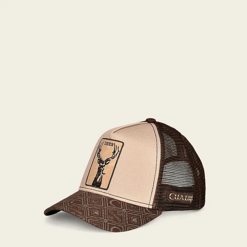 Cuadra snapback cap with deer patch