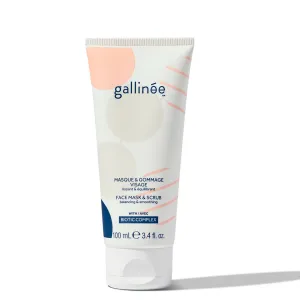 Gallinée Face Mask & Scrub (Máscara Esfoliante de Rosto com Pré-bióticos)