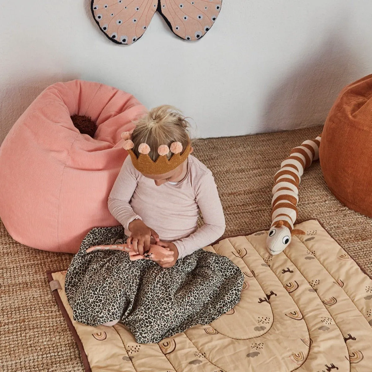 Hochet - Darling Baby Yoshi Crocodile - Corail