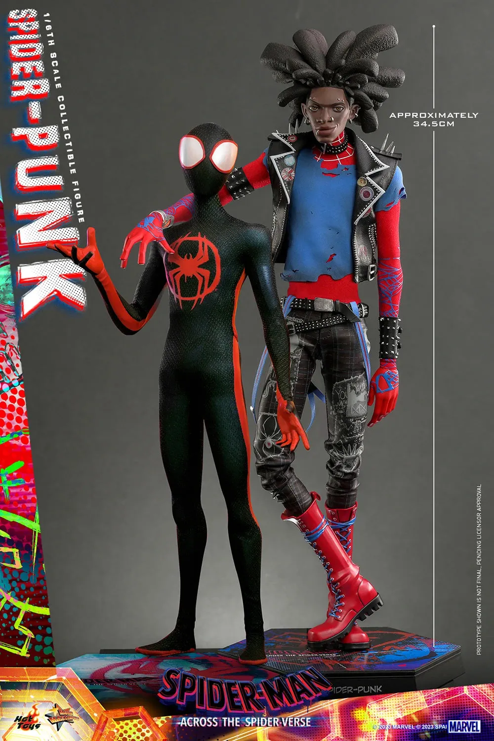 Hot Toys Movie Masterpiece Series: Marvel Spiderman Across The SpiderVerse - Spider Punk Escala 1/6