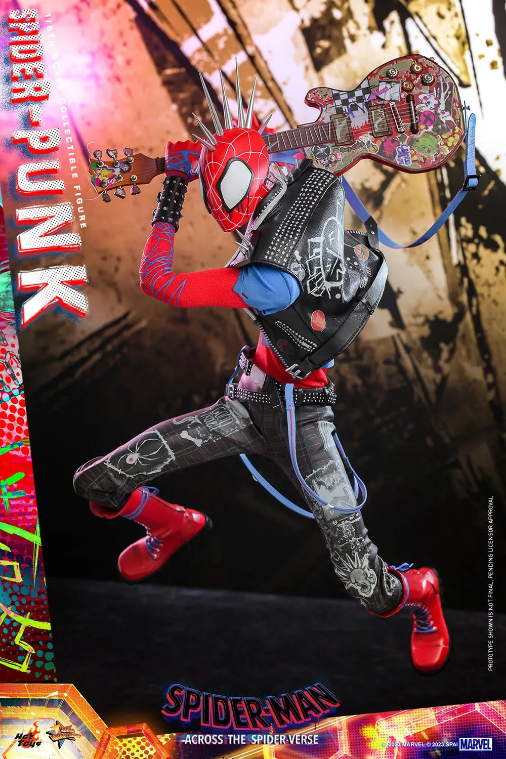 Hot Toys Movie Masterpiece Series: Marvel Spiderman Across The SpiderVerse - Spider Punk Escala 1/6