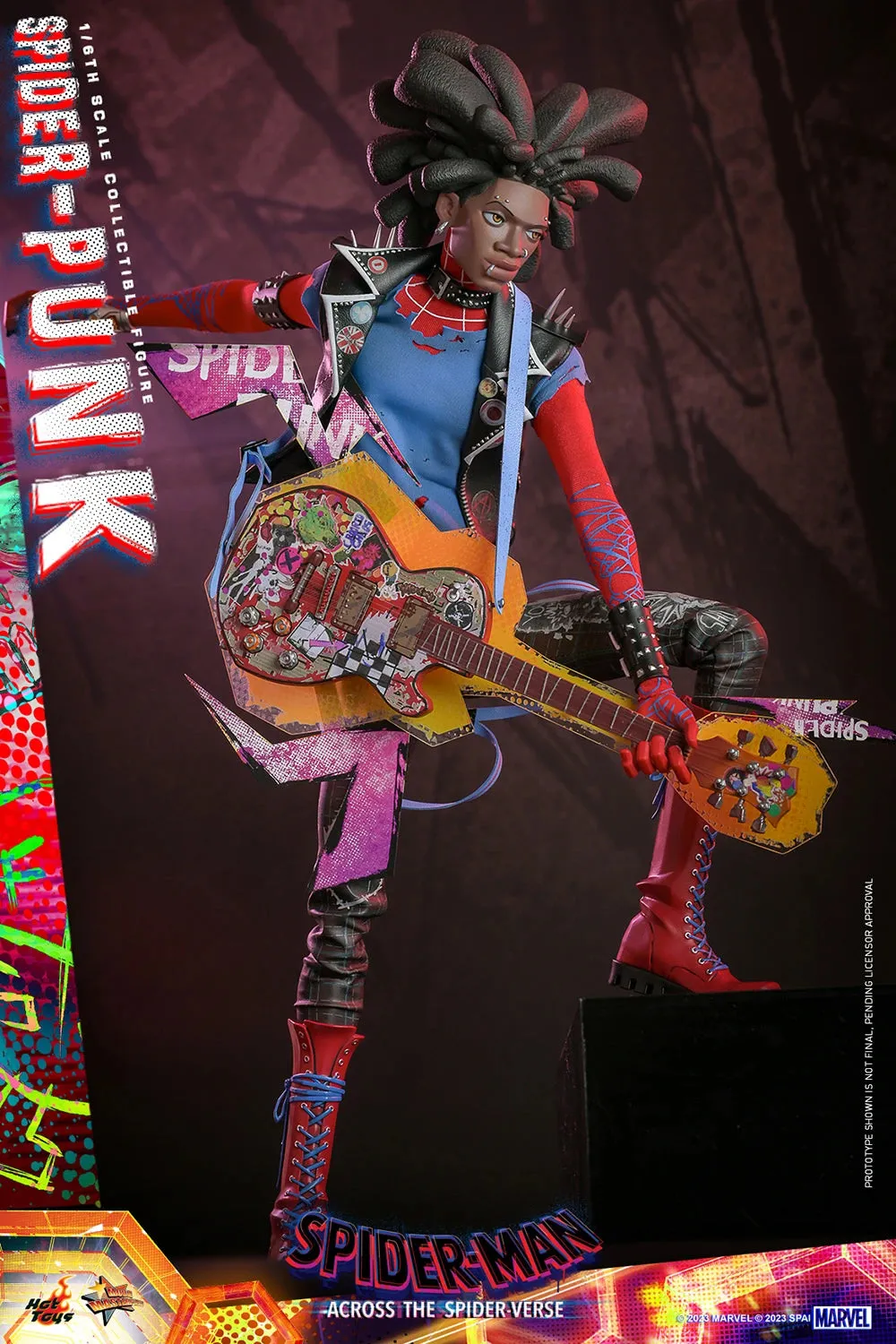 Hot Toys Movie Masterpiece Series: Marvel Spiderman Across The SpiderVerse - Spider Punk Escala 1/6
