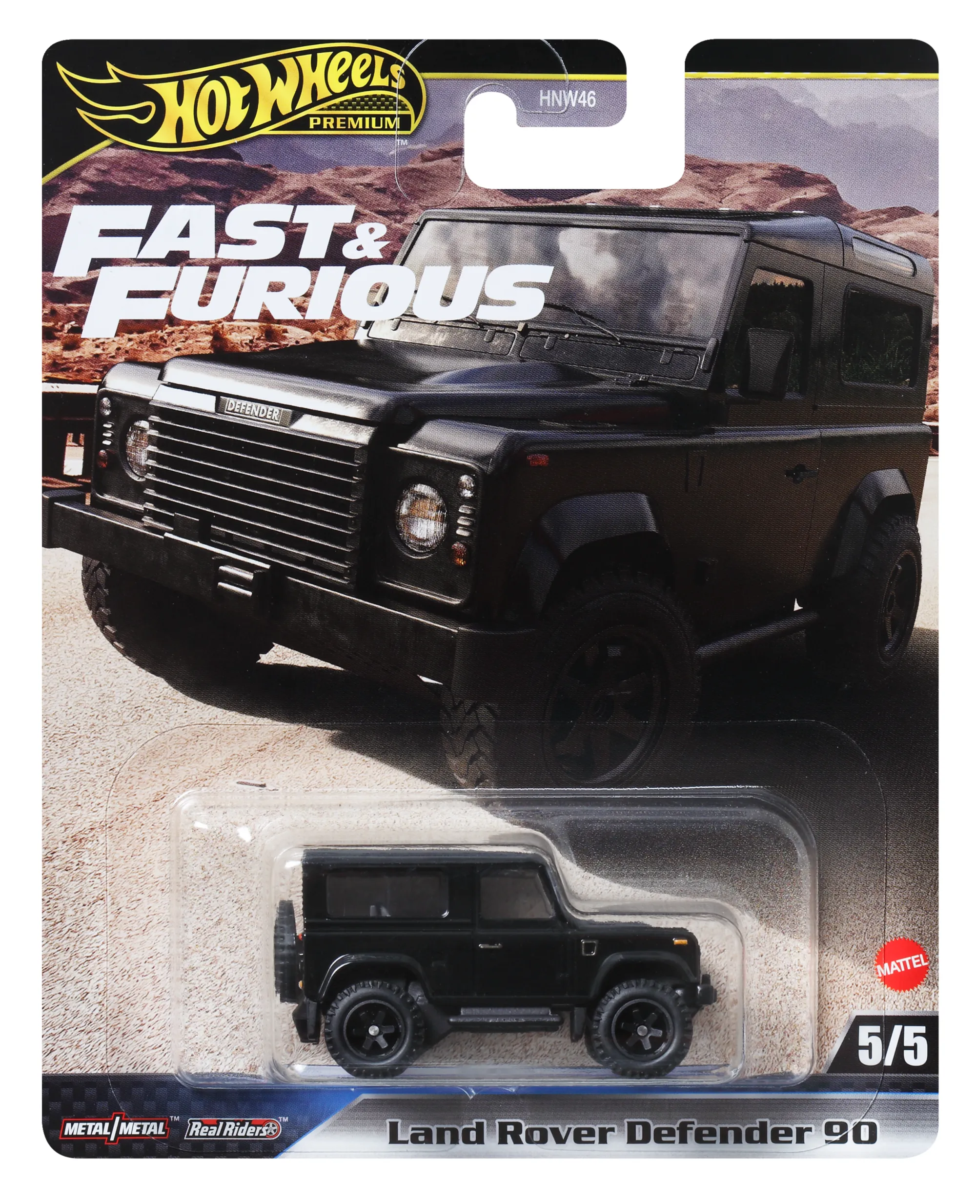 Hot Wheels Collector Veículo de Brinquedo Fast e Furious Land Rover Defender 90