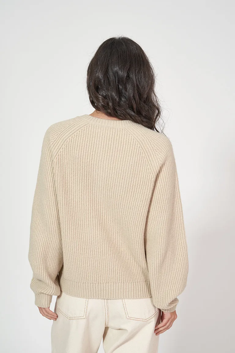 Jersey de punto botonadura delantera