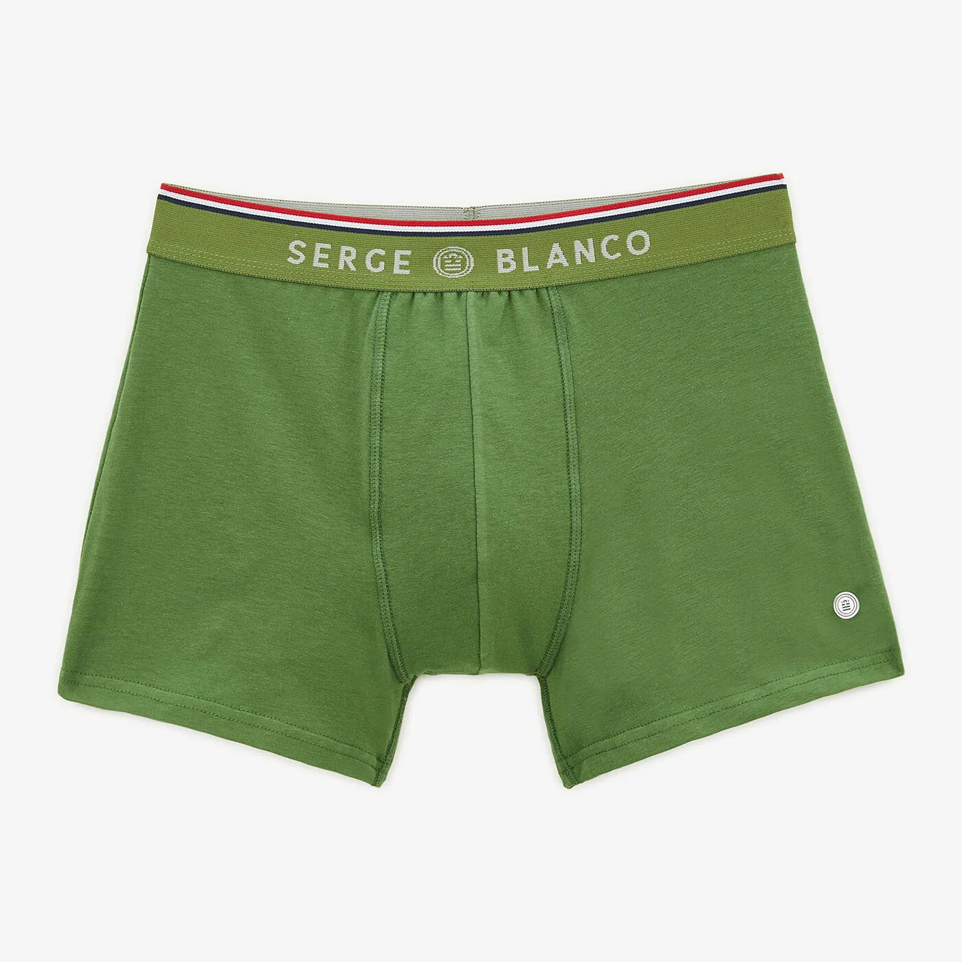 Pack de 4 boxers unis en coloris assortis en coton