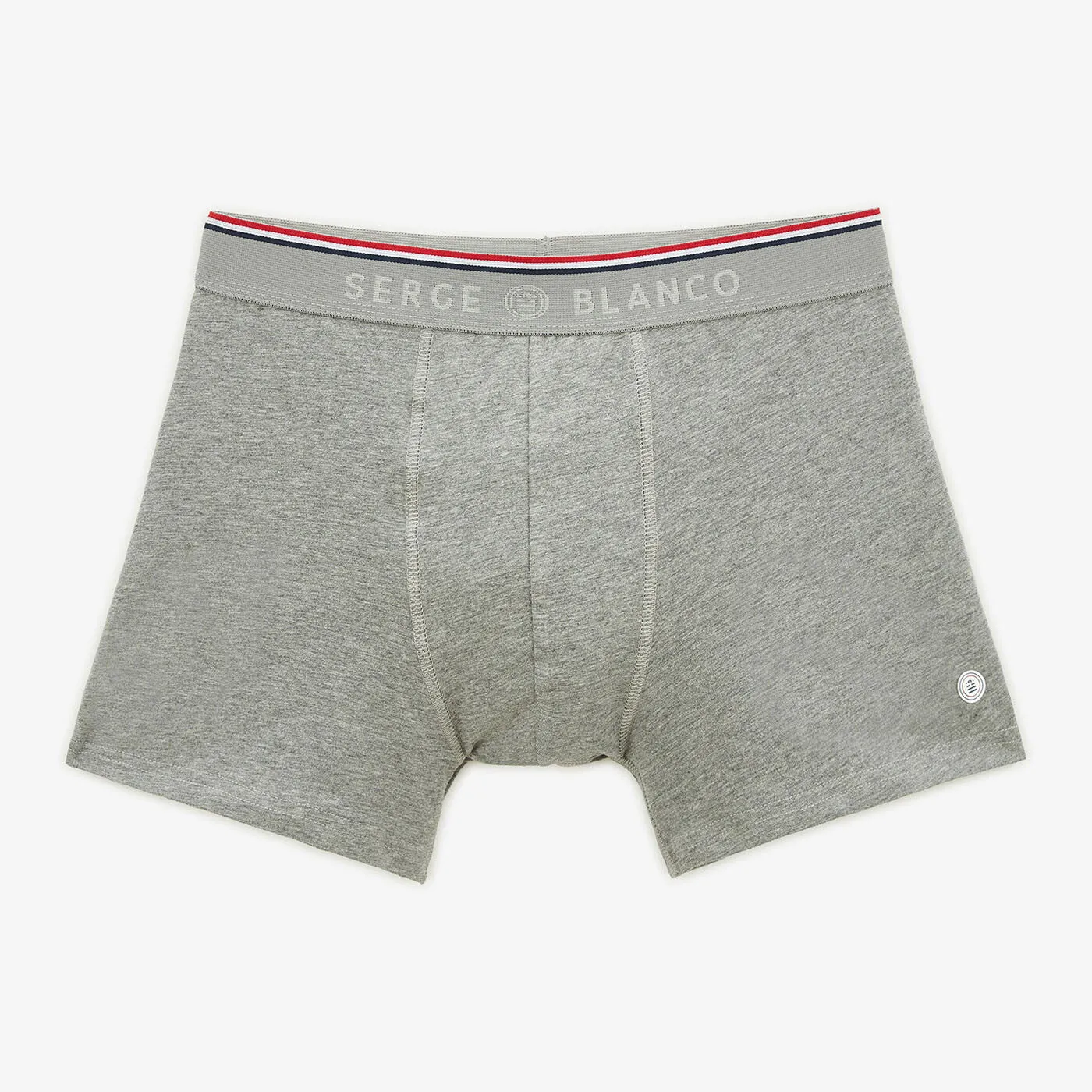 Pack de 4 boxers unis en coloris assortis en coton