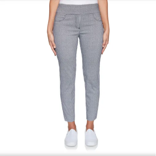 PANTALON DE CUADROS BLANCOS  Y NEGROS RUBY RD