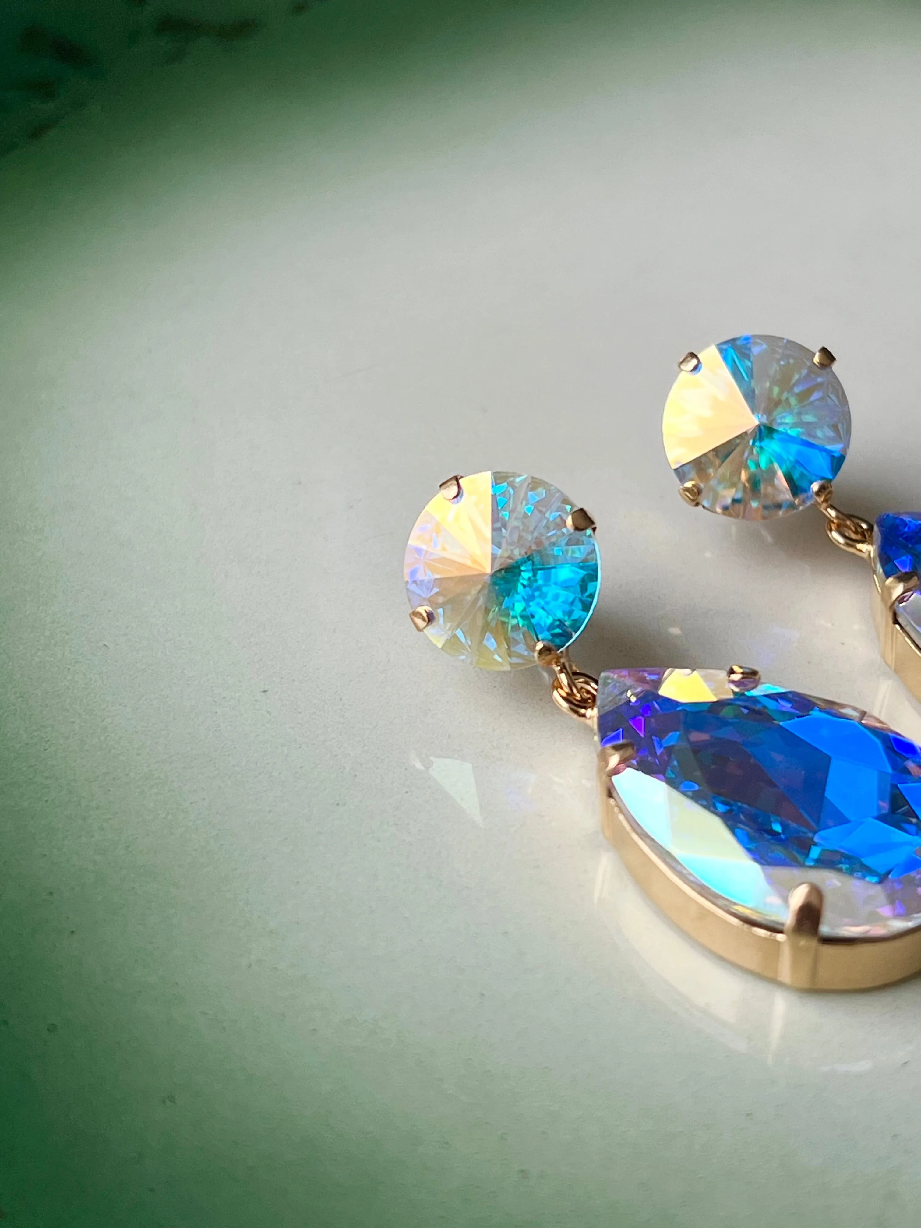 Perfect drop earrings - aurore boreale