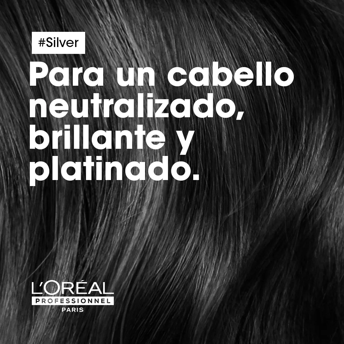 SERIE EXPERT SILVER SHAMPOO MATIZADOR PARA CABELLO PLATINADO 300 ML- L'ORÉAL PROFESSIONNEL PARIS