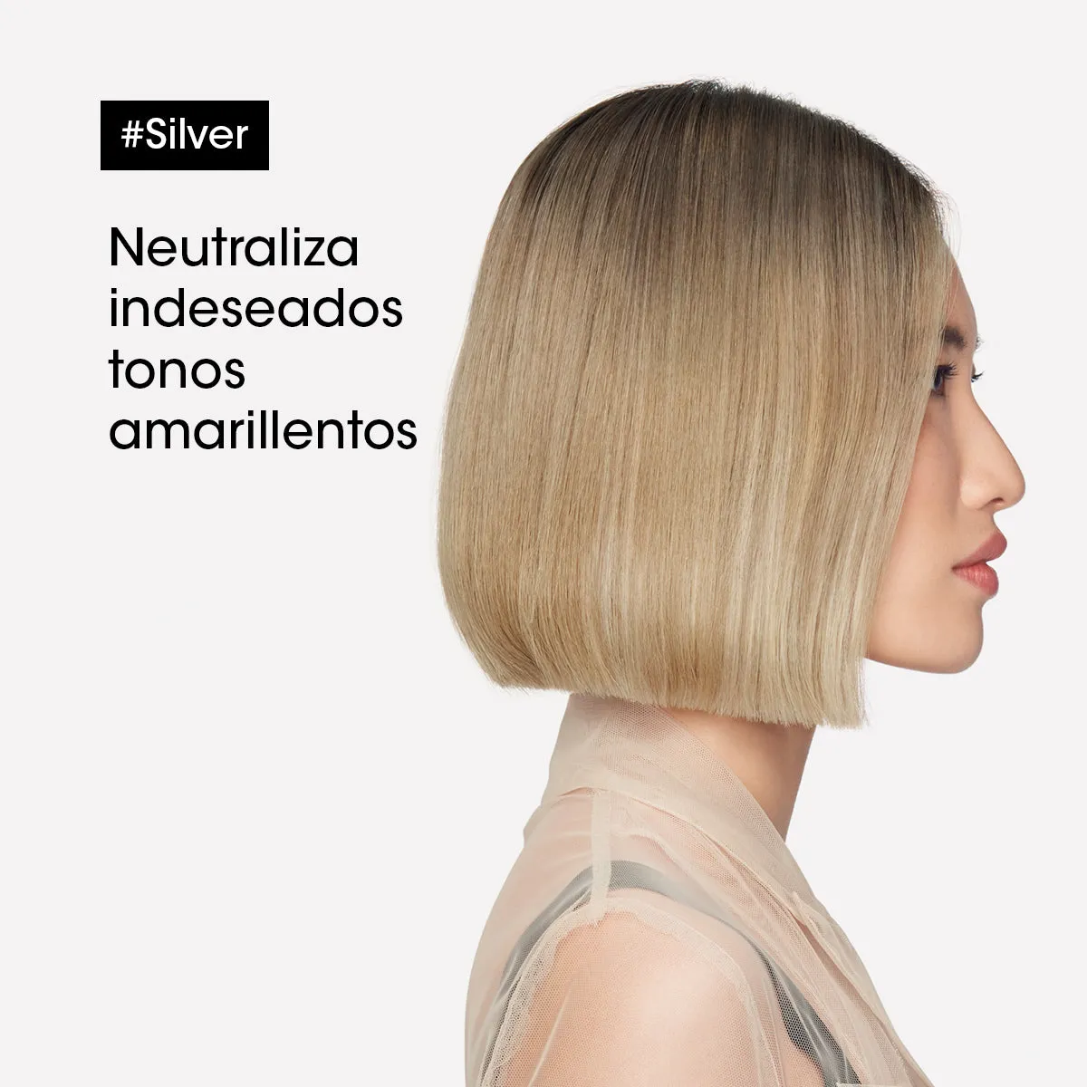 SERIE EXPERT SILVER SHAMPOO MATIZADOR PARA CABELLO PLATINADO 300 ML- L'ORÉAL PROFESSIONNEL PARIS
