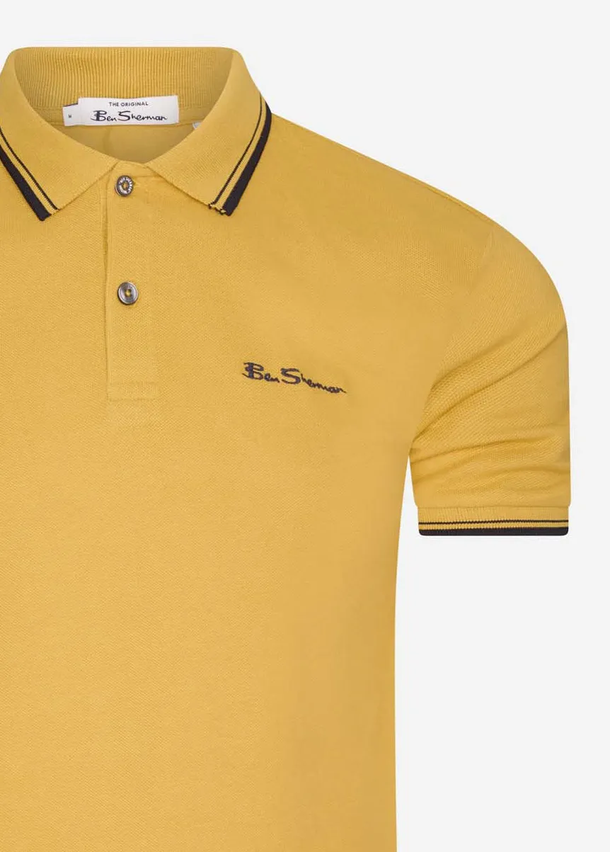 Signature polo - yellow