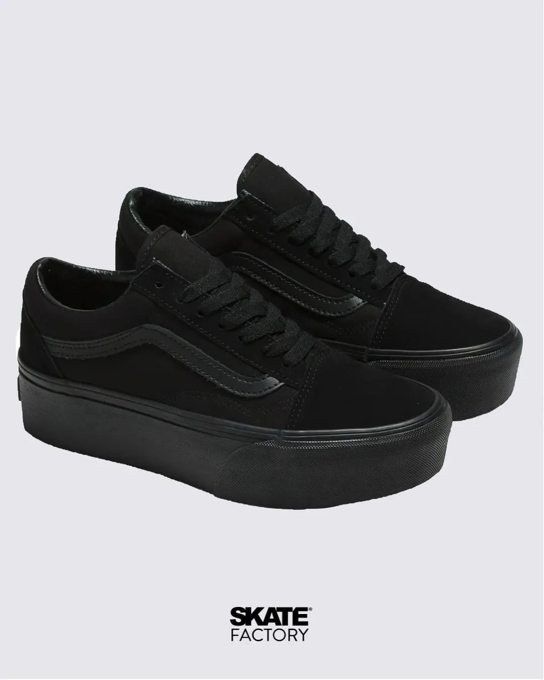 VANS TENIS DAMA PLATAFORMA OLD SKOOL MONOCROMO